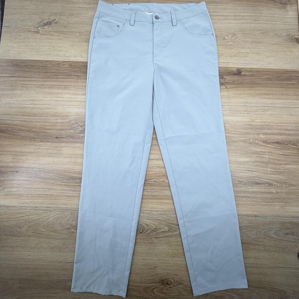PUMA Golf Pants Gray DryCell Performance Wicking Stretch Flat Mens Size 32x32